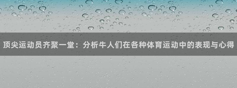 沐鸣平台登录线路：顶尖运动员齐聚一堂：分析牛人们在各种体育运动中的表现与心得