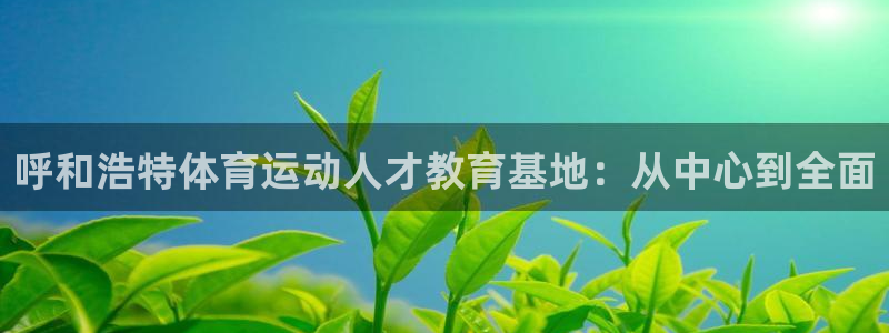 沐鸣娱乐登录：呼和浩特体育运动人才教育基地：从中心到全面